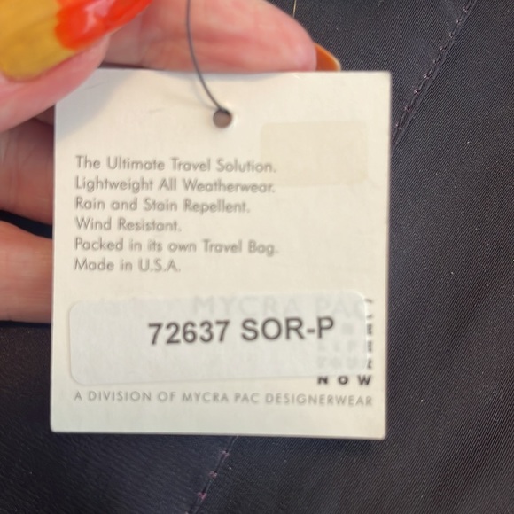 Mycra PAC reversible raincoat and bag - Picture 6 of 9